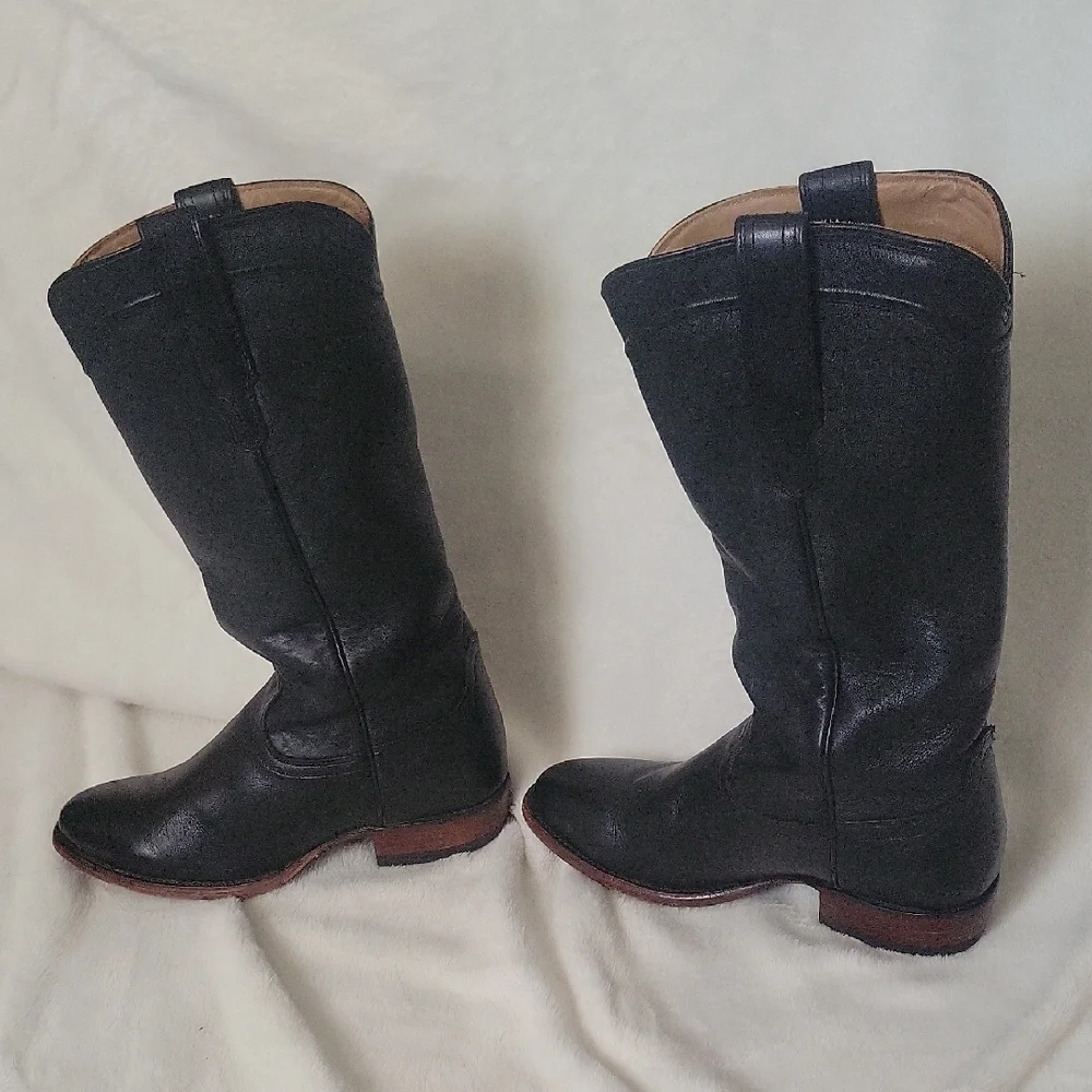 Tecovas Black Leather  Boots
